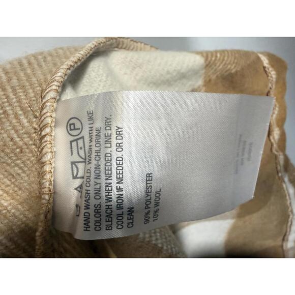 G by Giuliana Women's Black Label Plaid Trench Coat Camel Size XS - Picture 5 of 5